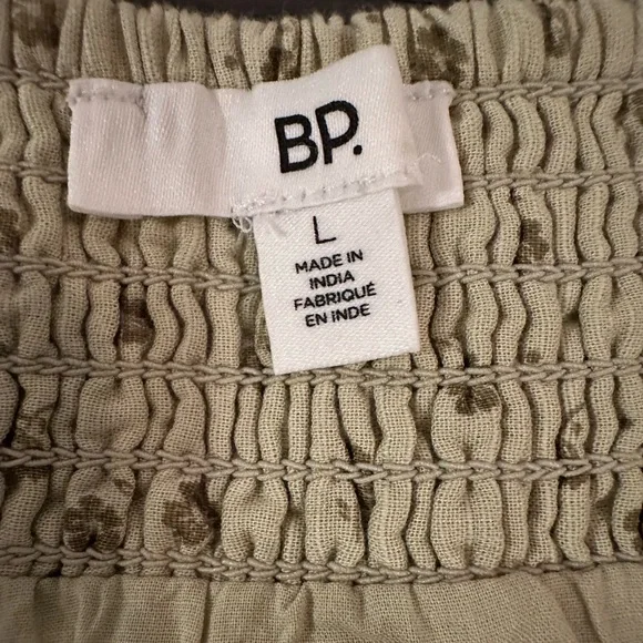 BP Printed Tiered Ruffle Miniskirt L - Picture 6 of 13